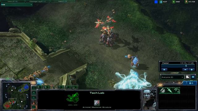 Starcraft 2 Beta Dayvie (T) vs KHB (P) Steppes of War p.2 смотреть онлайн