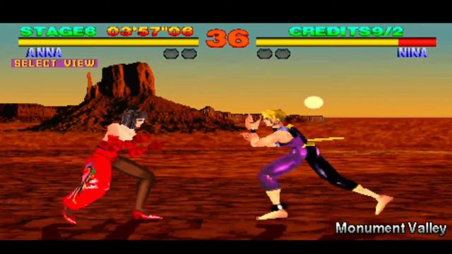Tekken (1994) - Arcade (TE4/VER.C) - Anna Williams (with Wang Moves)