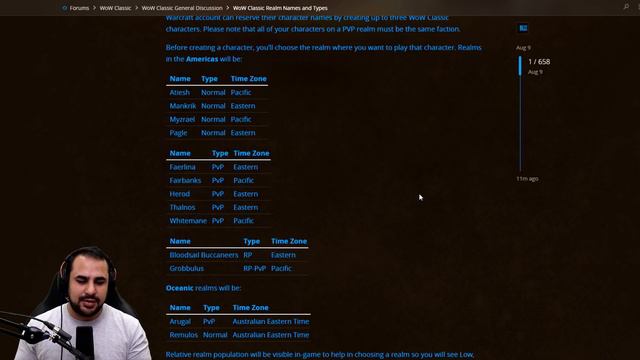 CLASSIC WOW SERVERS ANNOUNCED!!!