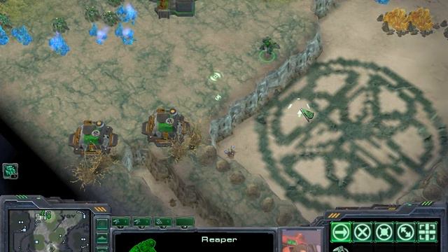SC2 Flying Reaper Bug! смотреть онлайн