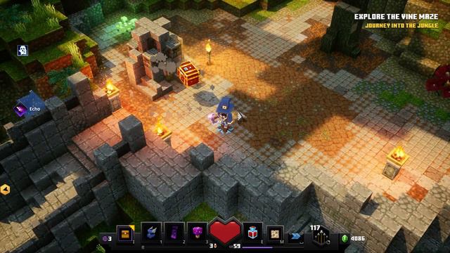 Dingy Jungle All Chests & Secrets Locations Minecraft Dungeons смотреть онлайн