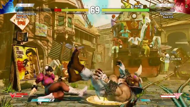 STREET FIGHTER 5 BETA FINAL PHASE Fly Gamer Chun li Vs Birdie смотреть онлайн