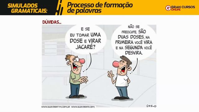 Simulados Gramaticais | #86 Processo de formação de palavras com Diogo Alves смотреть онлайн