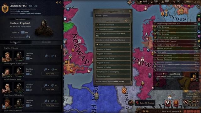 Mostly Denmark - Notable Norse - Let's Play Crusader Kings 3 - 31 смотреть онлайн