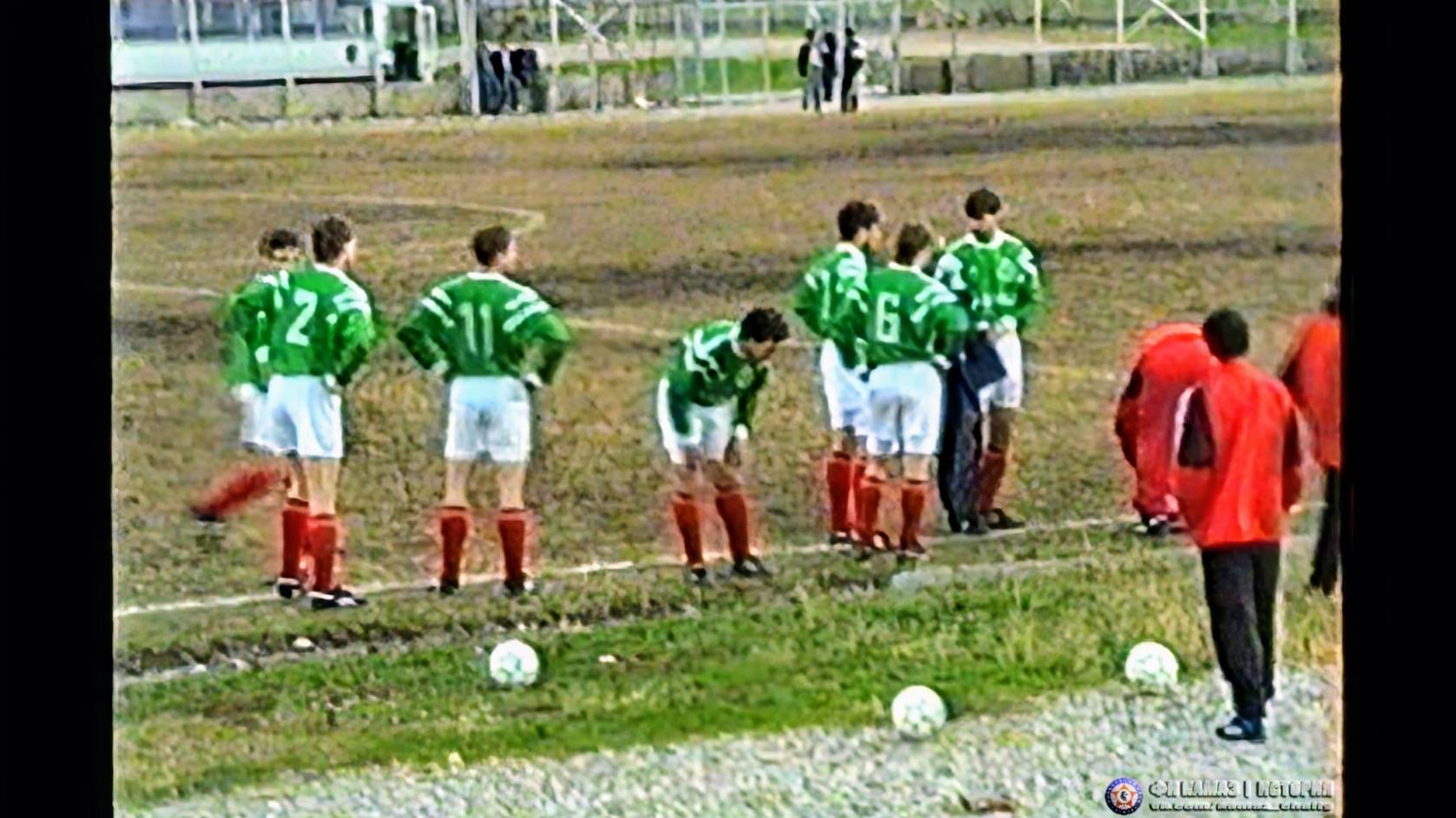 «КАМАЗ-Чаллы» (Набережные Челны) - «Дюзджеспор» (Турция). Разминка перед матчем. 9 января 1995 г.