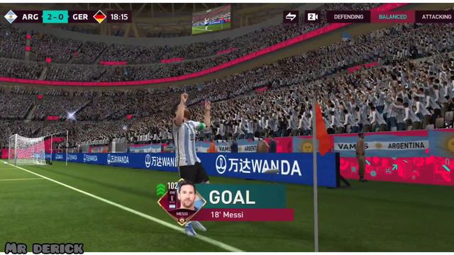 Argentina V/S Germany 4-1 fifaworldcup #games #gameplay #video #subscribe #views #trending #messi смотреть онлайн