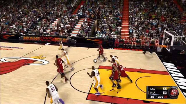 NBA 2K11 Superstars - Lakers vs. Heat [4/7] HD смотреть онлайн