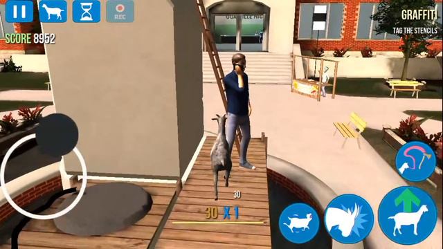 Goat Simulator: BUCK To SCHOOL Update Game Play on IOS смотреть онлайн
