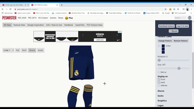 Kit Creator Pes 2020 como hacer el traje de real madrid смотреть онлайн