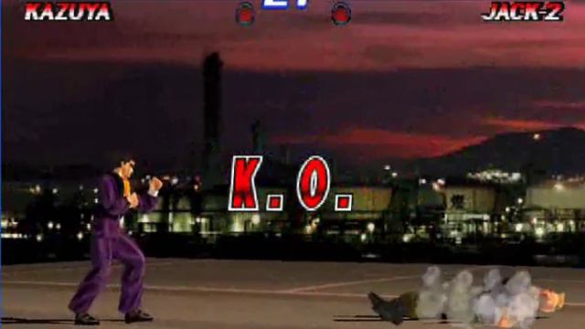 Tekken 2 - Kazuya Playthrough смотреть онлайн