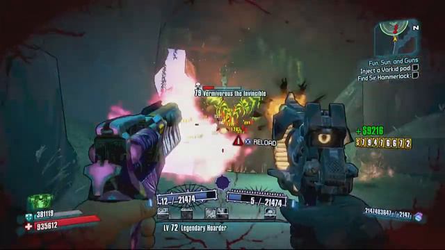 Borderlands 2 - Vermivorous the Invincible - Norfleet Legendery Drop! смотреть онлайн