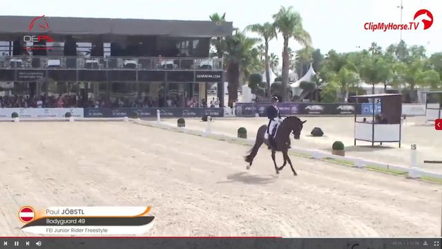 Paul Jöbstl mit BODYGUARD FEI Dressage European Championships 2021 - Ch, J & Y Oliva ESP смотреть онлайн