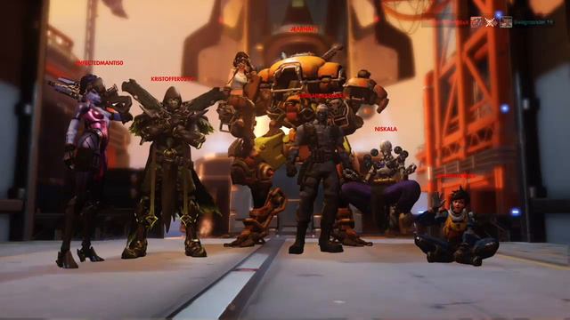 OVERWATCH! (Trying to GET THE FLOOR IS LAVA!!) смотреть онлайн