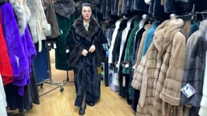 Мир меха у Наиры. Модные шубы из норки Зима 2025 Новинки