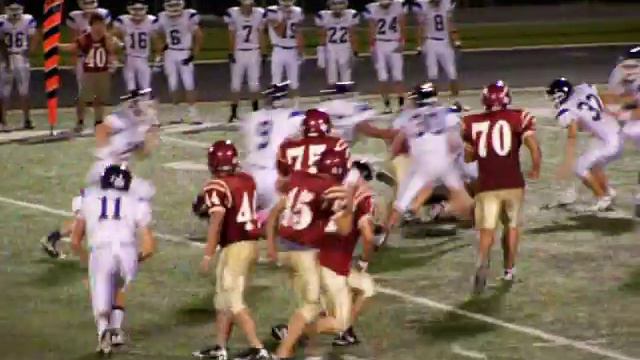 Keller Central JV Football ( #3 Casey Zedik Jumps Over The Defender ! ) смотреть онлайн