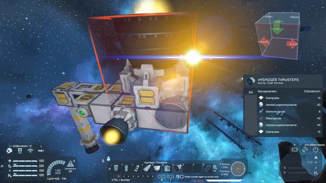 How 2 Engineer I Space Engineer Tutorial - Hydrogen Thruster смотреть онлайн