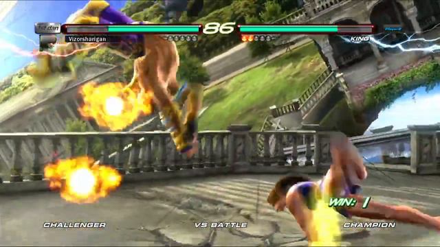 Tekken 6 Christie(Cheerleader barefoot) Vs King(2) смотреть онлайн