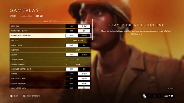 Battlefield™ V - Remove Battlefield 5 Emblem