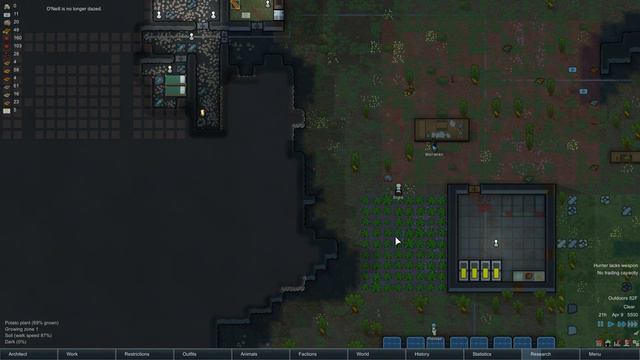 Rimworld #4 - Cryosleep Caskets смотреть онлайн
