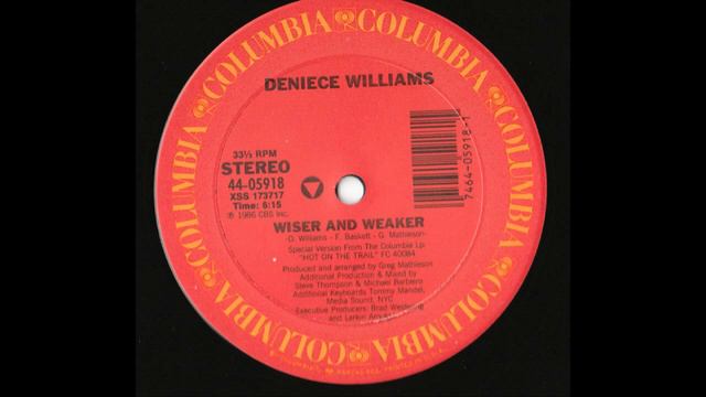 Deniece Williams - Wiser and Weaker смотреть онлайн