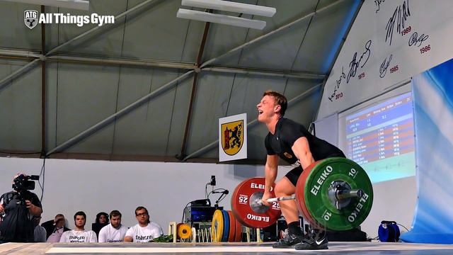 Max Lang 155kg Snatch 2017 Meissen Cup смотреть онлайн