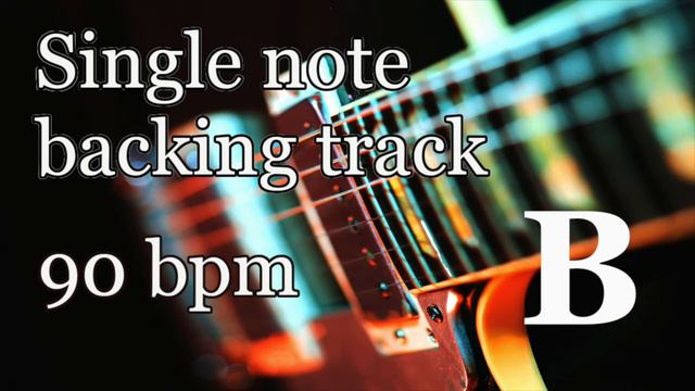 Single note rock backing track B 90 bpm смотреть онлайн