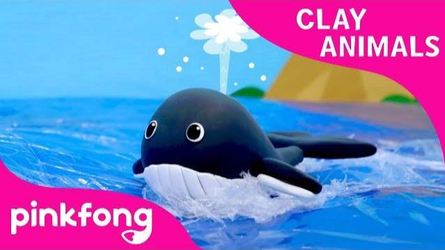 How to Make a Clay Whale | Clay Animals | Arts and Crafts | Pinkfong Craft time for Children смотреть онлайн