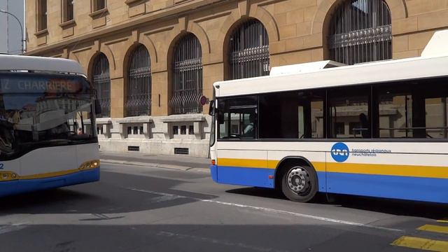 NAW - HESS 125 and Solaris 132 trolleybus смотреть онлайн