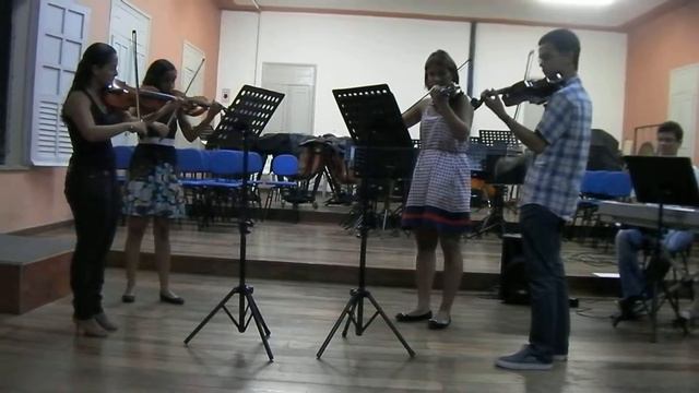 Canon in D Pachelbel, Quarteto de violinos смотреть онлайн