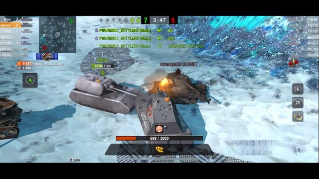 World of Tanks Blitz Funny Gravity Mode Maus & T57 Heavy смотреть онлайн