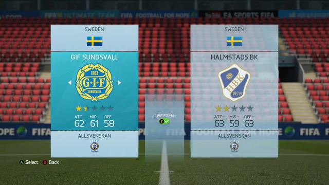 SWEDEN ALLSVENSKAN TEAMS AND KITS FIFA 16 смотреть онлайн