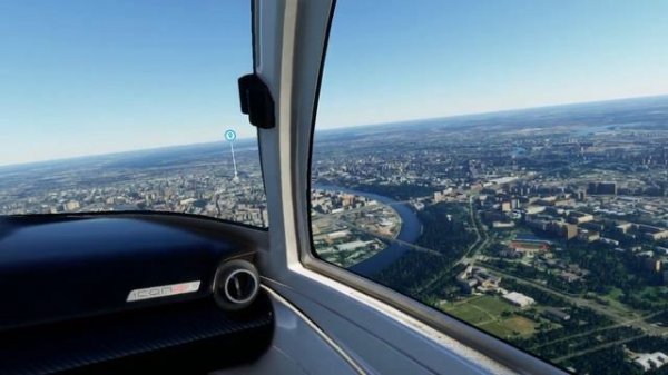 MFS 2020 Облет Москвы на Icon A5