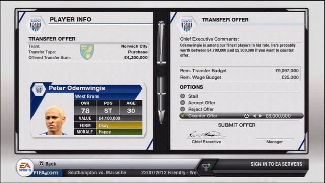 Fifa 13 career mode - West Brom s1e2 - Transfer time смотреть онлайн