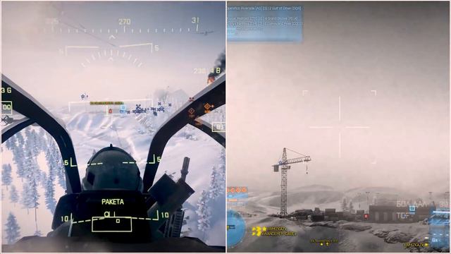 Battlefield 3 TV-guided SIMULTANEOUS movie from pilot and gunner смотреть онлайн