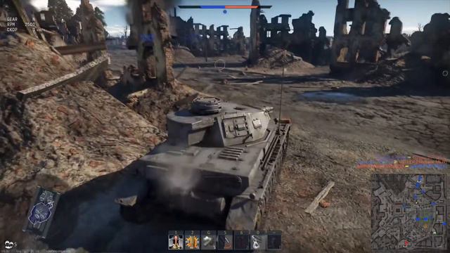 Длина не имеет значения. Pz.4 Ausf. F1 8 к 1 в РБ War Thunder. смотреть онлайн