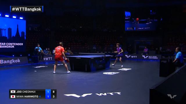 FULL MATCH | JOO Cheonhui vs Miwa HARIMOTO | WS QF | #WTTBangkok 2023 смотреть онлайн