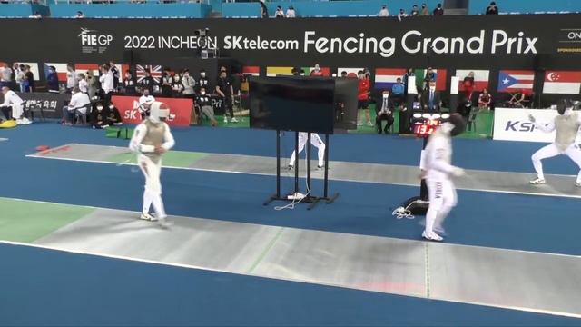 2022 145 T32 11 M F Individual Incheon KOR GP 7 HAMZA EGY vs KIM KOR смотреть онлайн
