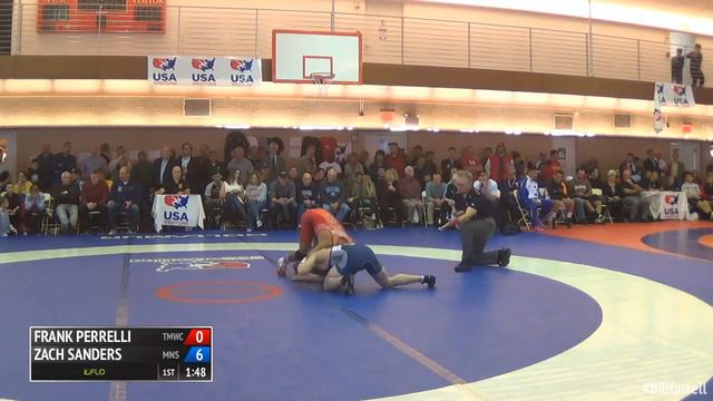 57 1/4 Final - Frank Perrelli (TMWC) vs. Zach Sanders (Minnesota Storm) смотреть онлайн