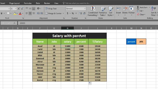 MS.Excel Lesson 13 Pashto (percent formula ) by RAHIM HAIDERY смотреть онлайн