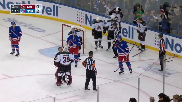 Mika Zibanejad Did What To The Coyotes Goalie? смотреть онлайн