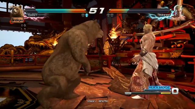 Kuma vs. Geese Tekken 7 Season 4 fighting gameplay #tekken #tekken7 #tekken3 смотреть онлайн
