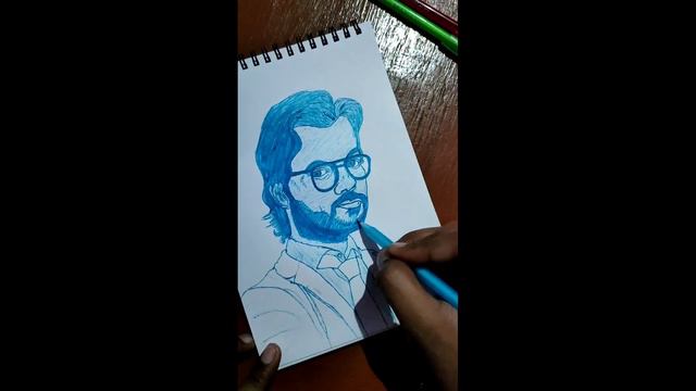 Draw a sketch Alvaro Morte // The Professor (Sergio Marquina) // Pen Artwork - Ambitious Arts03 смотреть онлайн