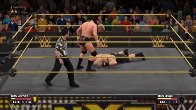 WFW NXT - Drew McIntyre vs Brock Lesnar [NXT Championship] смотреть онлайн