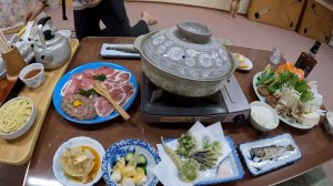 Ужин в японской деревне, в частном ресторанчике на дому. Блюдо «НАБЭ»