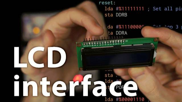 Connecting an LCD to our computer — 6502 part 4 смотреть онлайн