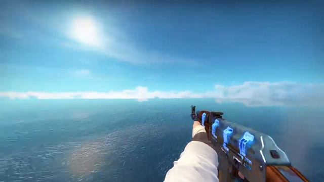 AK-47 | Blue Gem (661) [Titan (Holo) | Katowice 2014]