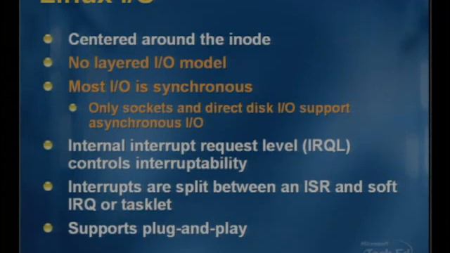 Windows and Linux: A Tale of Two Kernels - Tech-Ed 2004 смотреть онлайн