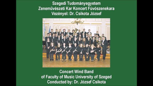 SZTE-ZMK Koncert Fúvószenekara - Hidas Frigyes: Vjenne смотреть онлайн