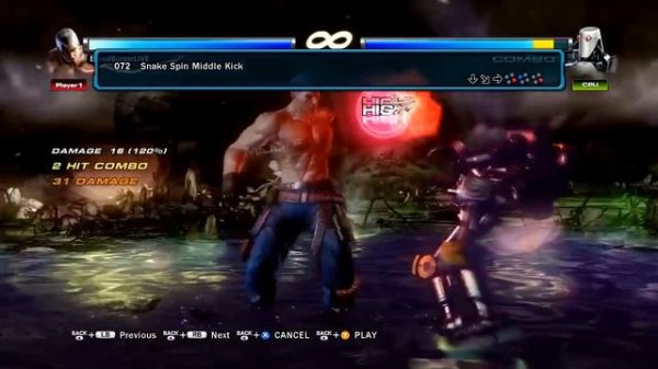 Tekken Tag Tournament 2 - Bryan Video Movelist