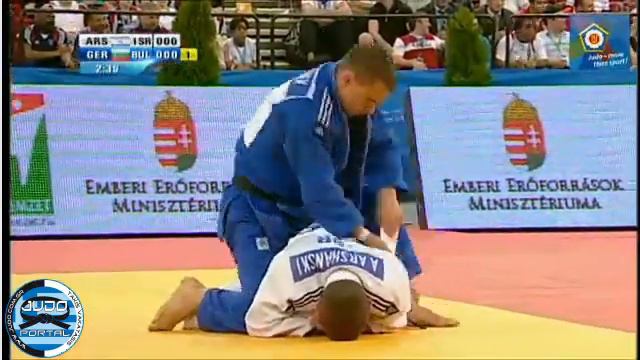 European Judo Championship Budapest 2013 Bronze -60kg ARSHANSKY (ISR) - GERCHEV Yanislav (BUL) смотреть онлайн